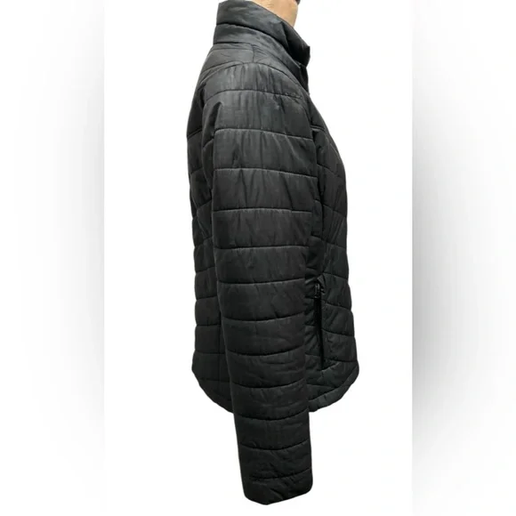 Columbia Jacket Women’s Sz Medium Puffer Black Omni Heat Reflective Panel Coat - Picture 2 of 10